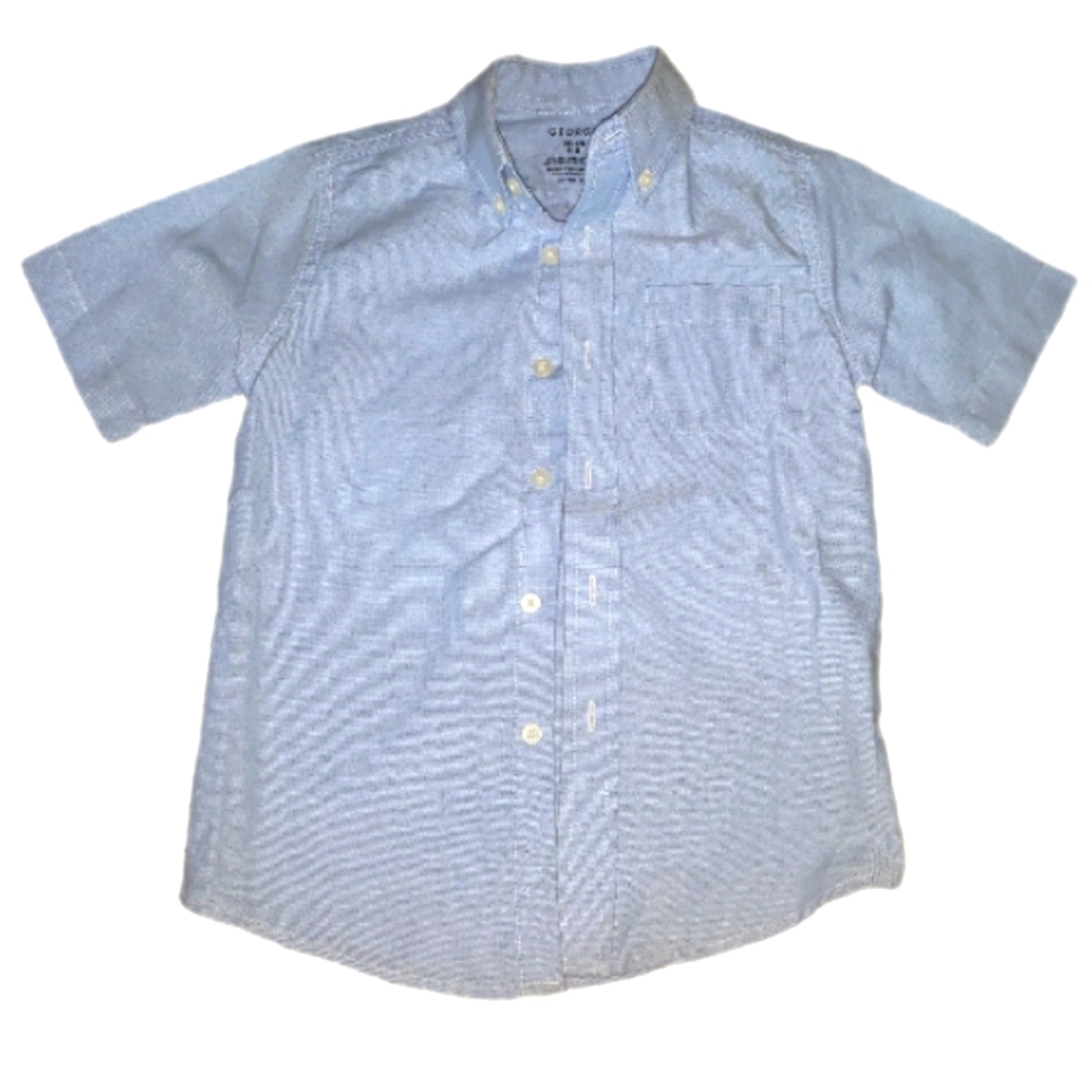 Boy's (XS) Chambray Short Sleeves Button Down Top